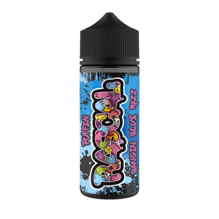 Puffin Rascal - Banging Blue Razz 100ml Shortfill E-Liquid