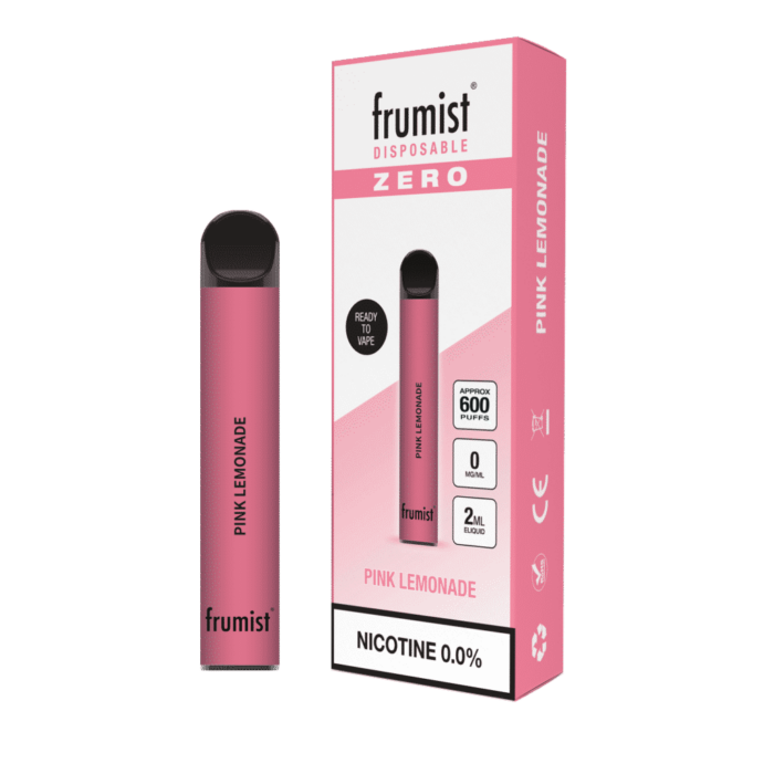 Pink Lemonade Disposable Vape Pen 0mg Nicotine Free