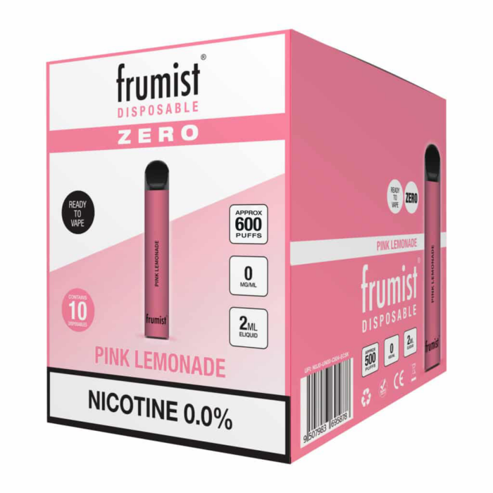 Pink Lemonade Disposable Multipack x10 0mg Nicotine Free