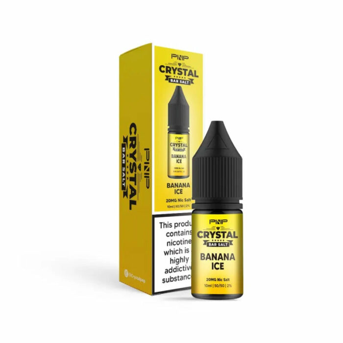 Banana Ice Nic Salt E-liquid by PNP Crystal Bar Nic Salt 10ml