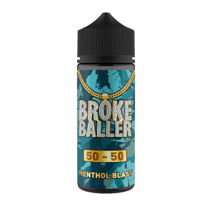 Broke Baller - Menthol Blast 80ml Shortfill E-Liquid