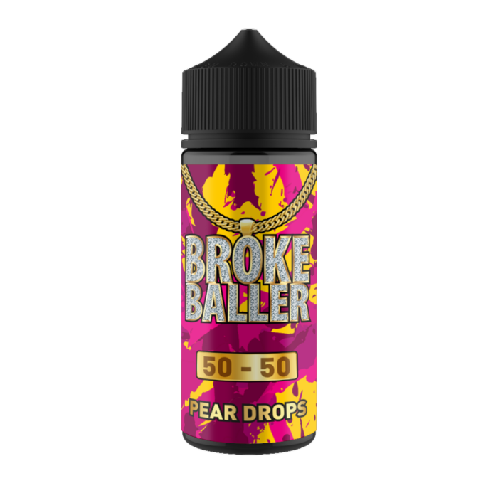 Broke Baller - Pear Drops 80ml Shortfill E-Liquid