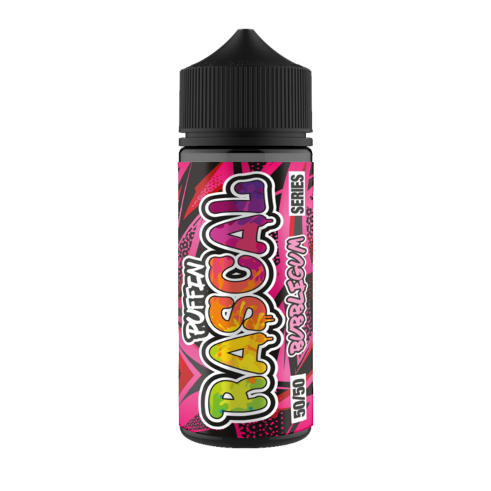 Puffin Rascal 50/50 - Bubblegum 100ml Shortfill E-Liquid