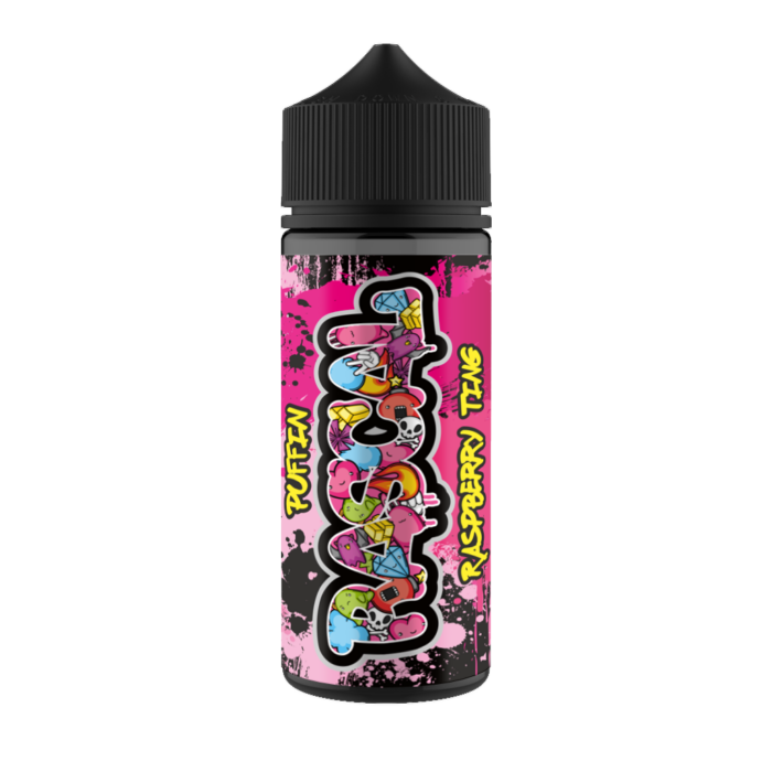 Puffin Rascal - Raspberry Ting 100ml Shortfill E-Liquid