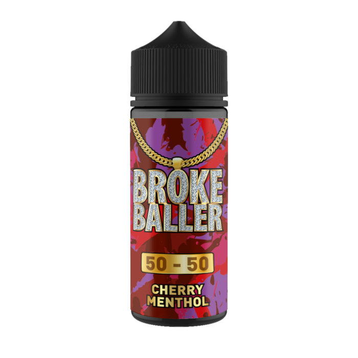 Broke Baller - Cherry Menthol 80ml Shortfill E-Liquid