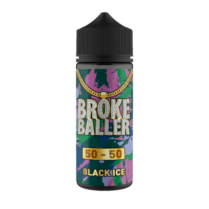 Broke Baller - Black Ice 80ml Shortfill E-Liquid